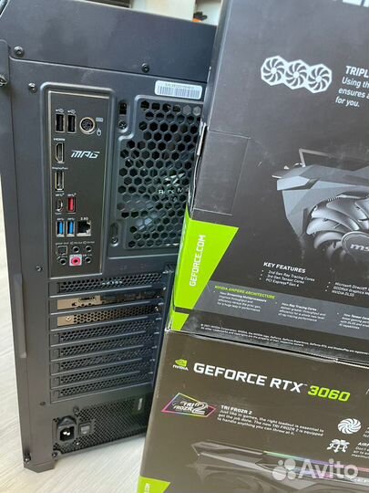 Новый игровой пк на Core i7 10700K гарантия 1 год