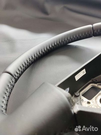 Руль skoda octavia a5 рестайлинг кожаный