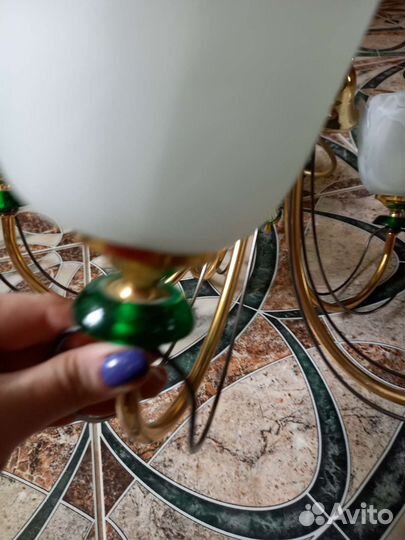 Люстра италия бу