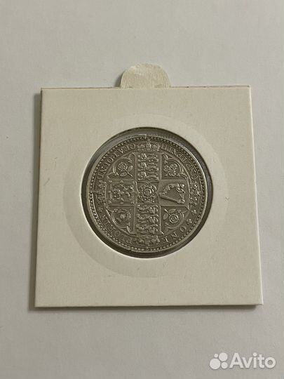 Великобритания 1 флорин 1849 г. 