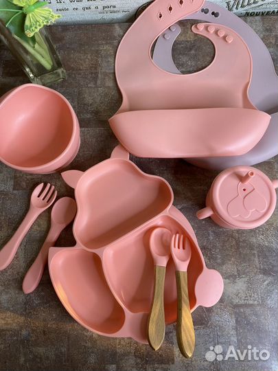 Посуда силиконовая детская