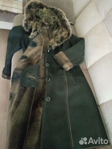 Зимние кожаное пальто объявление продам