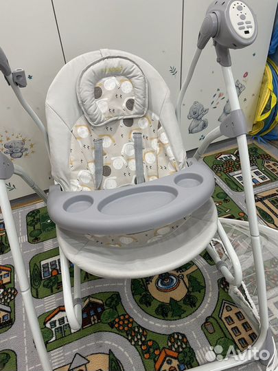 Детские электронные качели luxmom