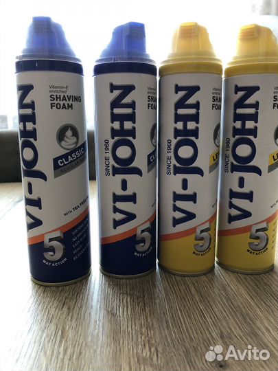 Пена для бритья «VI-john» 2 вида Индия