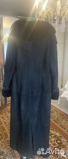 Нарутальная дубленка женская