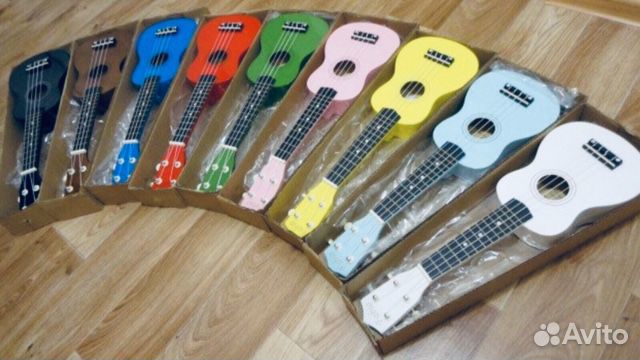 Укулеле новая Fabio однотонная 4струны