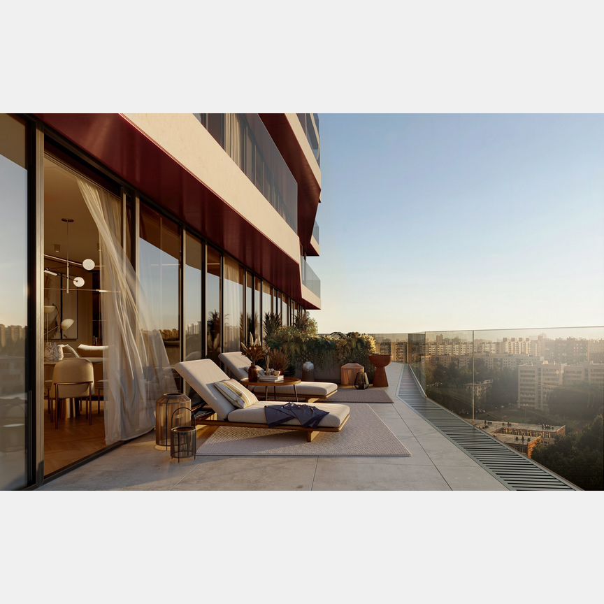 1-к. квартира, 50 м², 3/22 эт.