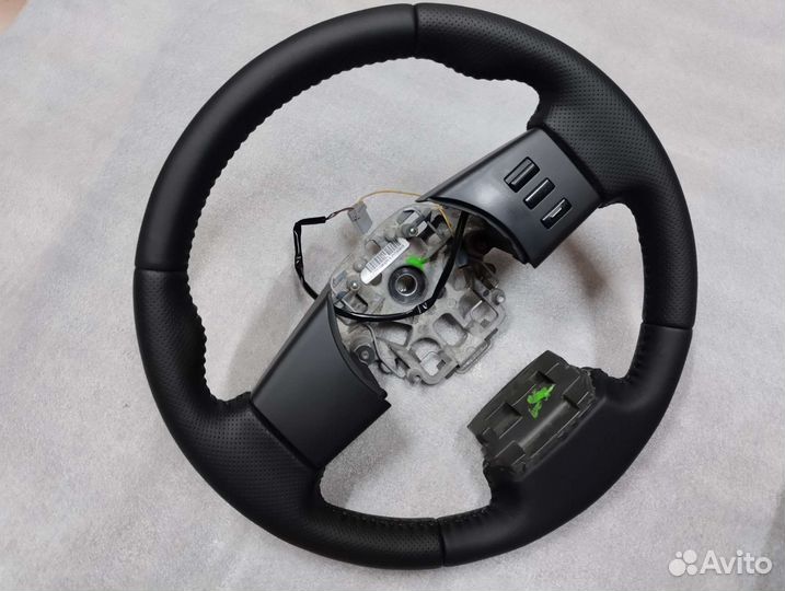 Руль кожаный