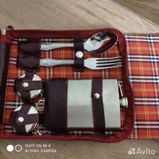 Кейс кожаный с внутренним содержанием