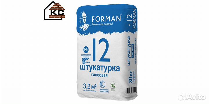 Штукатурка гипсовая для машинного нанесения