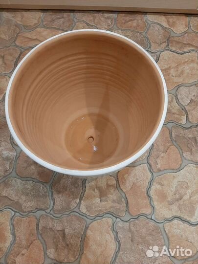 Горшок для цветов керамический