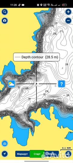 Карта глубин оренбургская область