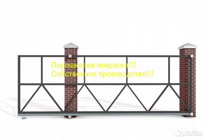 Каркас откатных ворот