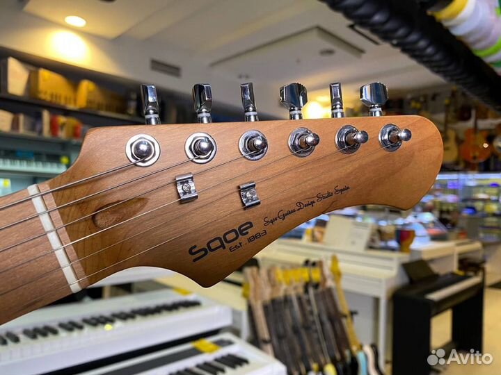 Sqoe SD130 BK электрогитара форма Telecaster