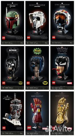 Новые Lego Star Wars, Marvel, DC