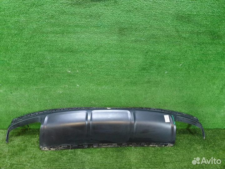 Юбка заднего бампера Audi Q7 2 (2015-2019) S-line