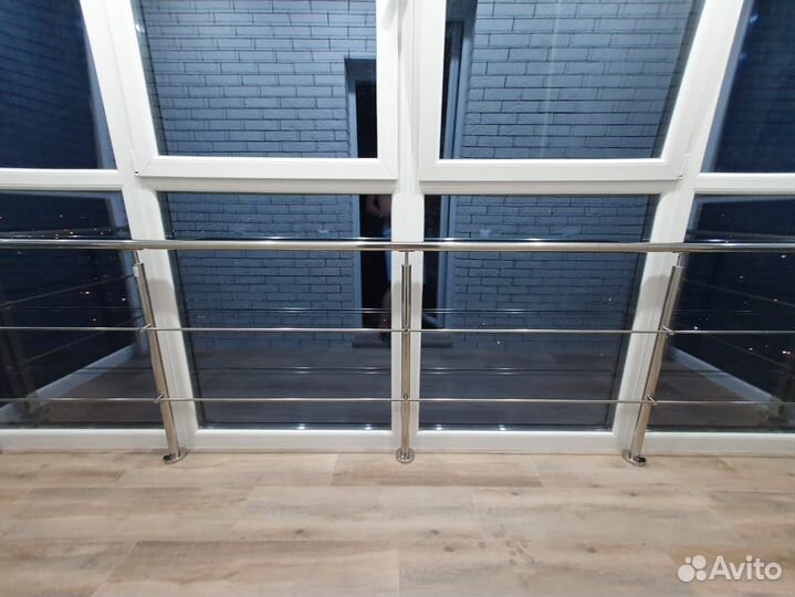 Ограждение для балкона на 2 ригеля