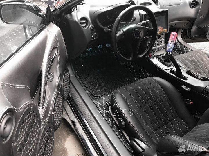 3D коврики из экокожи для Toyota Celica T230
