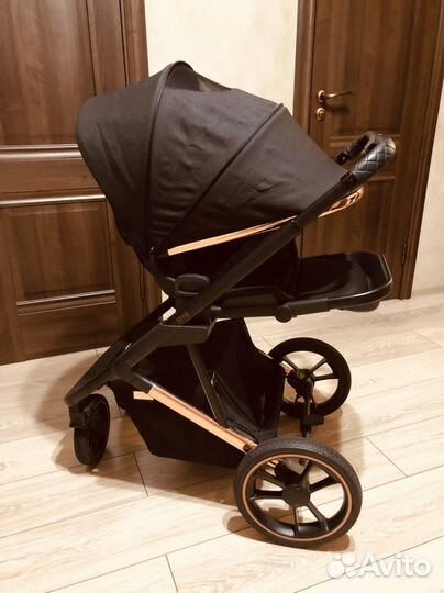 Коляска Moon Styl 2 в 1 Gold Rose
