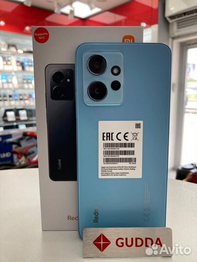 Телефон, Xiaomi Redmi Note 12 6/128GB, Новый