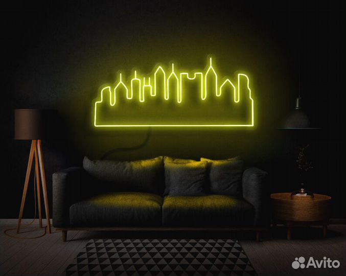 Неоновая вывеска для салона красоты в Санкт-Петербурге