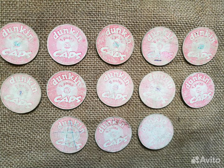 Фишки(кэпсы) Dunkin + биты