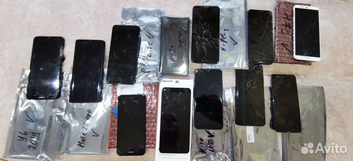 Корпуса, рамки, битки, з/ч Huawei, Honor (разбор)