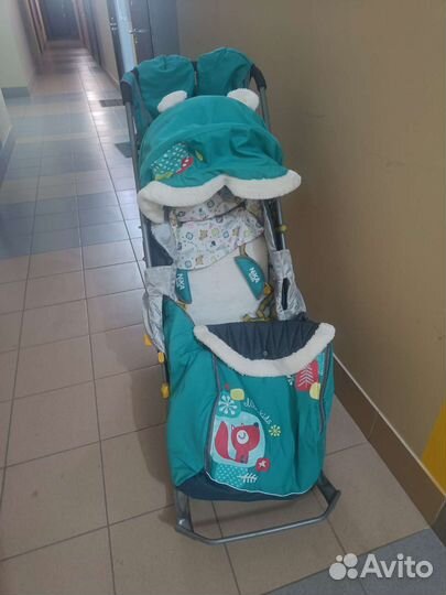 Коляска санки