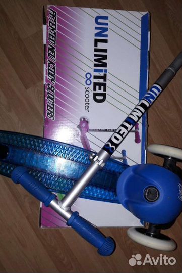 Самокат детский трехколесный бу