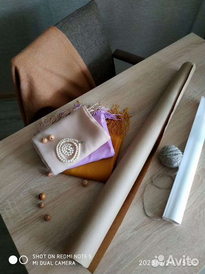 Платок кашемир, шерсть