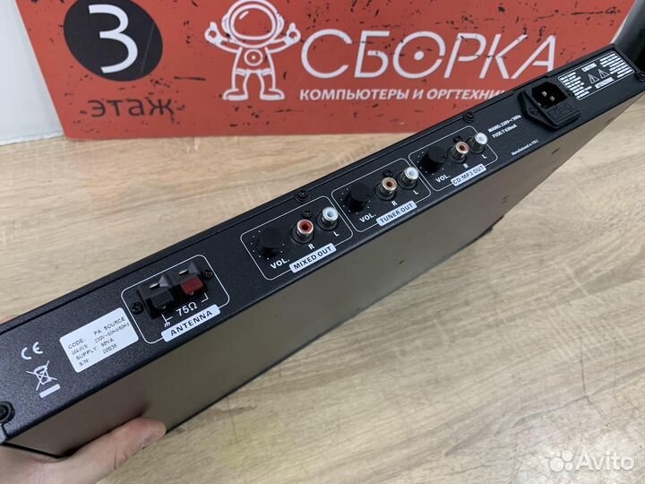 Proel PA Source проигрыватель дисков +FM тюнер