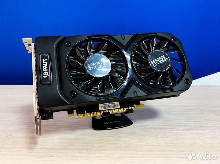 Видеокарта Palit GeForce 1050 Ti Dual OC 4Gb