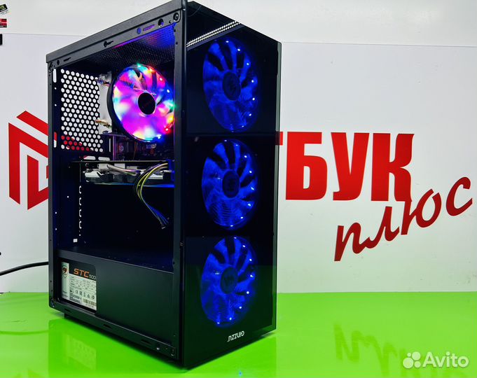Мощный игровой компьютер i3 12100 ssd 500