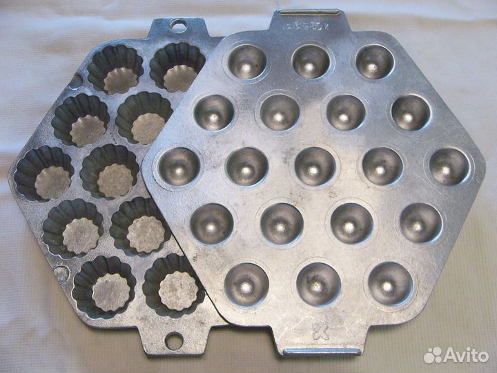 Новая большая форма для выпечки корзиночек из СССР