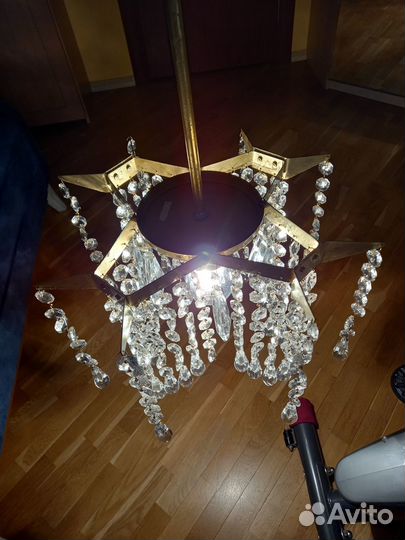 Люстра хрустальная Чехия