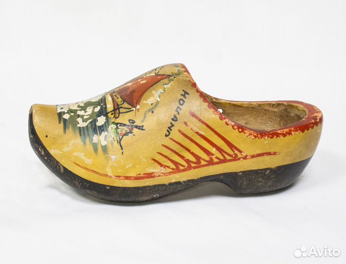 Сувенир Башмак Голландия, дерево, длина 16,3 см