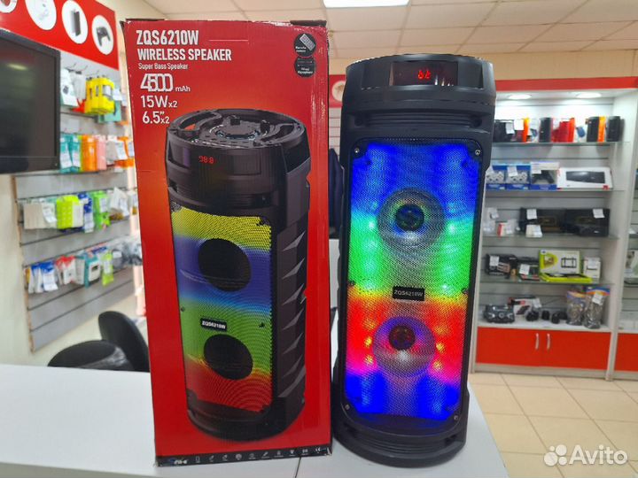 Bluetooth Колонка Speaker ZQS6210 Black