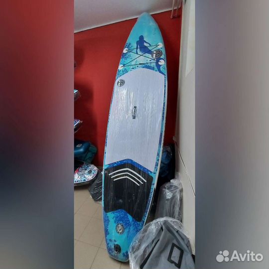 Доска с веслом iboard11 цвет - русалка