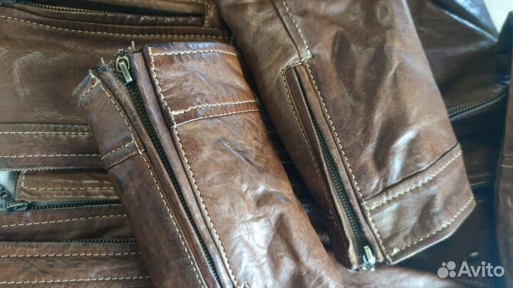 Кожаная куртка натуральная
