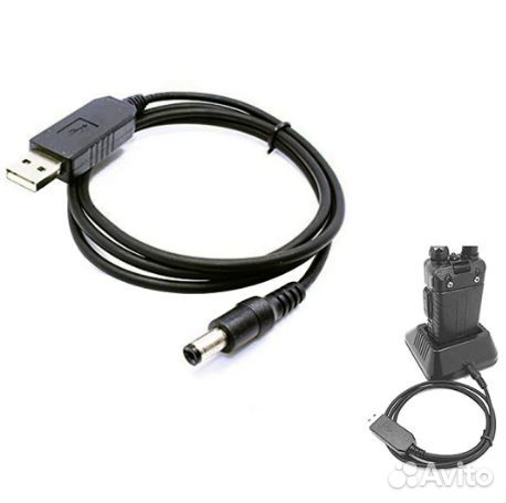 Кабель USB для зарядки рации Baofeng новый