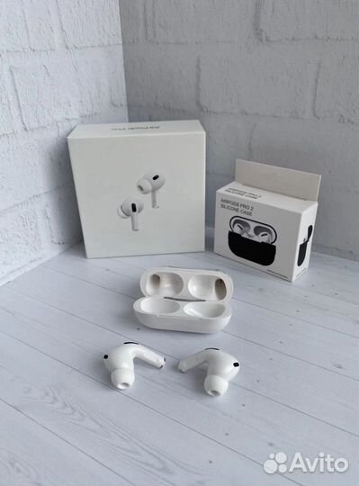 Airpods Pro 2 поколение / гарантия + чехол + шумка