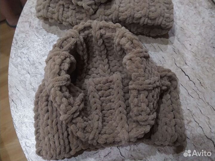 Набор зимний вязанный