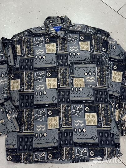 Винтажная мужская рубашка 46-48