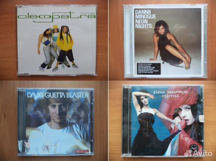 CD зарубежных и российских исполнителей