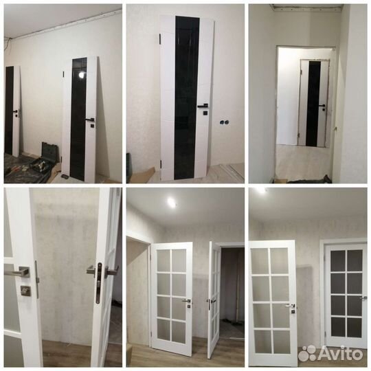 Установка межкомнатных дверей