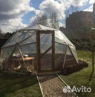 Изготовление купольных теплиц, беседок и шатров