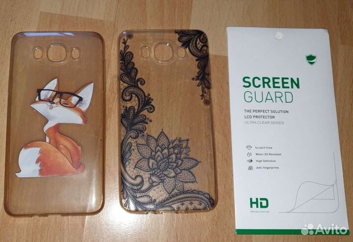 Чехол и стекло для samsung galaxy J7 2016