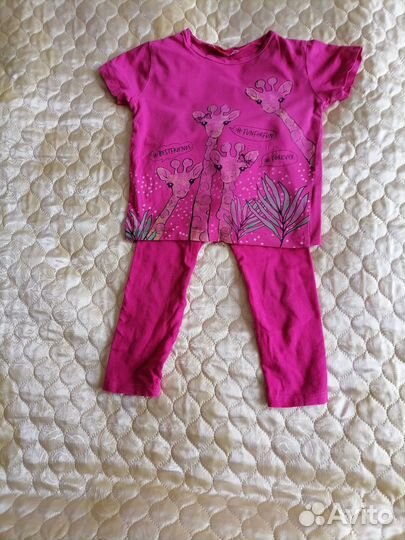 Вещи пакетом для девочки в садик 92-98