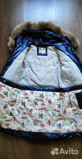 Пуховик для девочки 134
