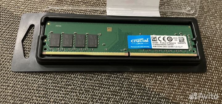 Оперативная память Crucial 8GB DDR4-2400 udimm ct8